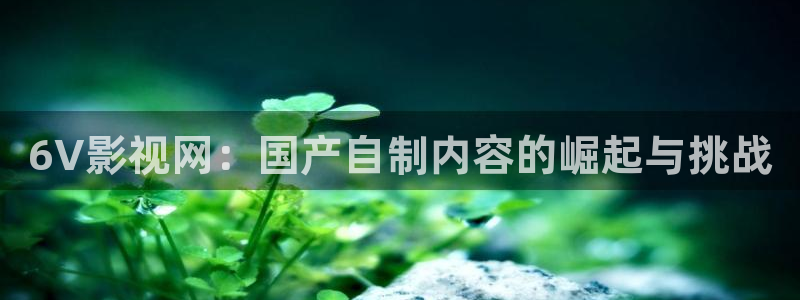 青苹果影视yy4080影院：6V影视网：国产自制内容的崛起与挑战